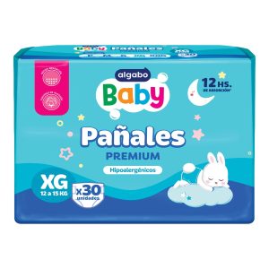 Miniatura 1 de 1 de Pañales Algabo Baby Premium XG x 30 unidades