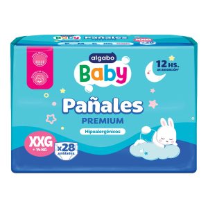 Miniatura 1 de 1 de Pañales Algabo Baby Premium XXG x 28 unidades