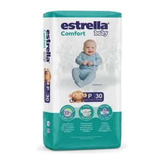 Pañales Estrella Talle P x30 Unidades