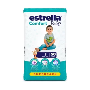 Miniatura 1 de 1 de Pañales Estrella Super Pack Talle Junior x50 unidades
