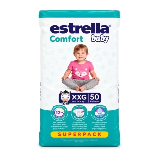 Pañales Estrella Super Pack Talle XXG x50 Unidades