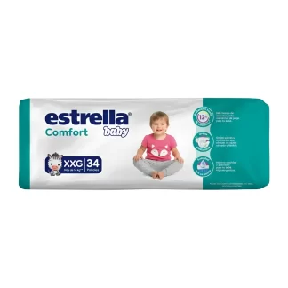 Pañales Estrella Hiper Pack Talle XXG x34 unidades