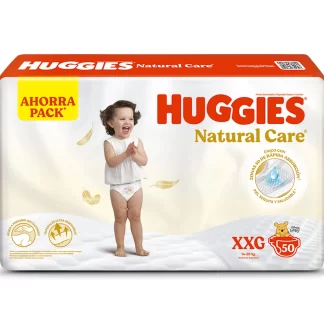Pañales Huggies Natural Care XXG x50 unidades