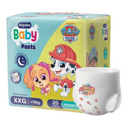 Imagen 1 de 1 de Pañales Pants Algabo Baby Paw Patrol XXG x 20 unidades
