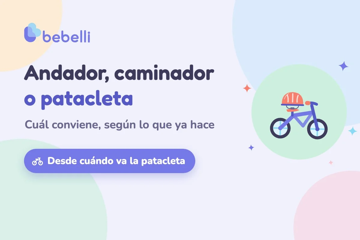 Patacleta sin pedales con casco: cuál conviene según lo que ya hace el bebé
