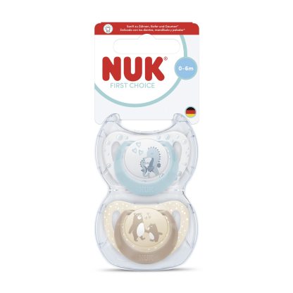 Imagen 4 de 4 de Set 2 Chupetes Nuk First Choice 0-6m Caballito de Mar y Oso