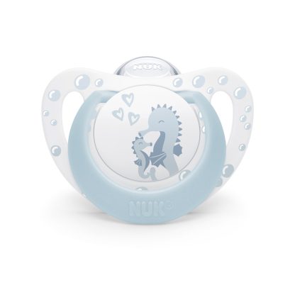 Imagen 2 de 4 de Set 2 Chupetes Nuk First Choice 0-6m Caballito de Mar y Oso