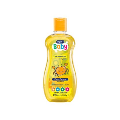 Imagen 1 de 1 de Shampoo para Bebés Algabo Baby Extra Suave x 200 ml