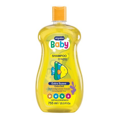 Imagen 1 de 1 de Shampoo para Bebés Algabo Baby Extra Suave x 755 ml