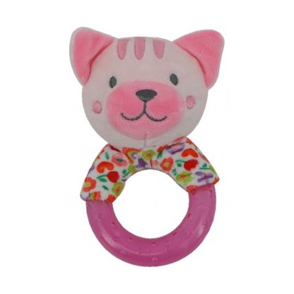 Imagen 4 de 5 de Sonajero Woody Toys Animales 509598 Peluche con Aro Mordillo