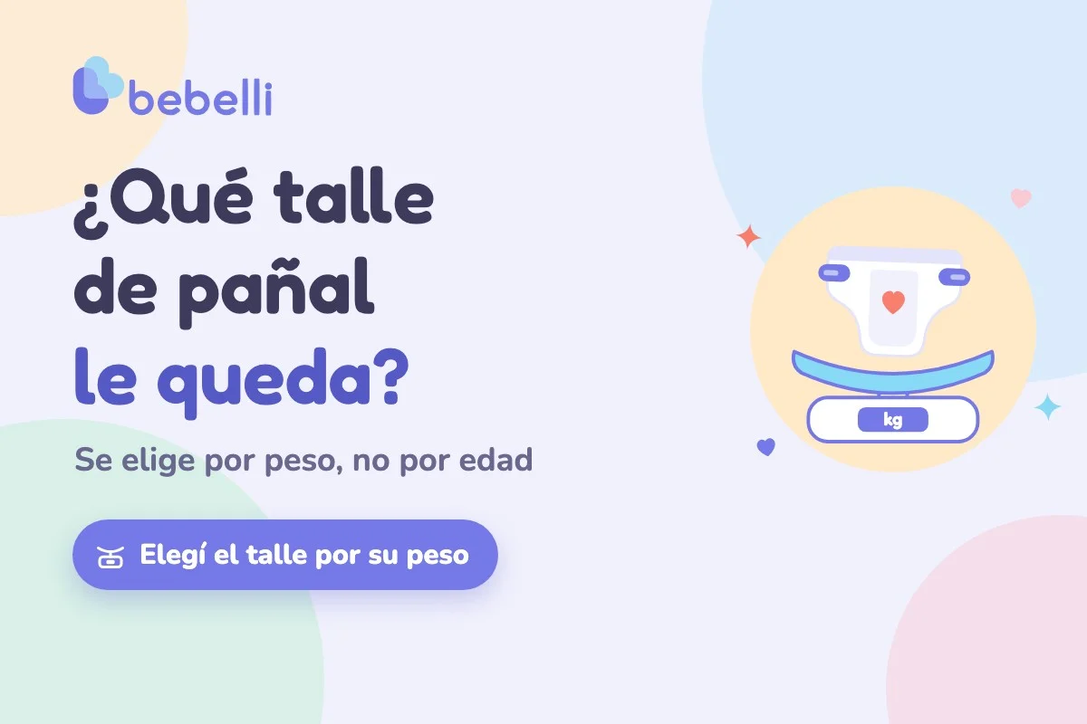 Talles de pañales: tabla por peso, edad y marca