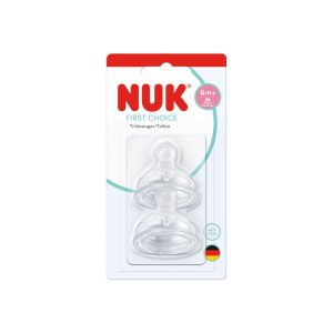 Miniatura 2 de 2 de Tetinas Para Mamadera Nuk First Choice Control De Flujo +6m x2