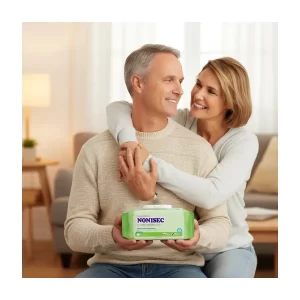 Miniatura 3 de 4 de Toallas Húmedas Para Adultos Nonisec Con Aloe Vera x 60 Unidades