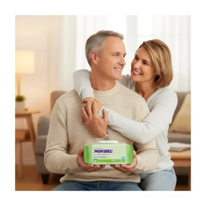 Imagen 3 de 4 de Toallas Húmedas Para Adultos Nonisec Con Aloe Vera x 60 Unidades