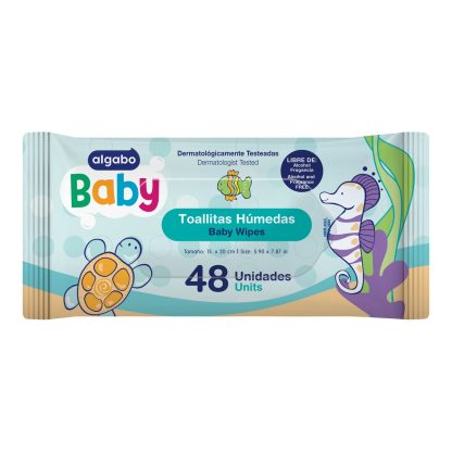 Imagen 1 de 1 de Toallitas Húmedas Algabo Baby x 48 unidades