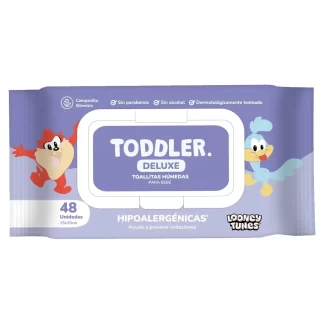 Toallitas Húmedas Toddler Deluxe Campanilla Silvestre 48u Bebe