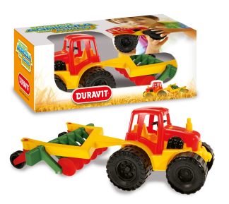 Tractor de Juguete Duravit con Arado Art 652