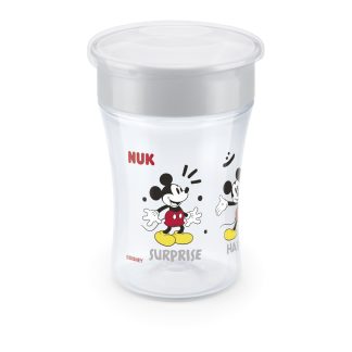Vaso Nuk Magic Cup 360° Antiderrame Disney Mickey Gris 230 ml
