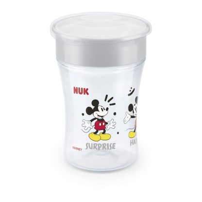 Imagen 1 de 3 de Vaso Nuk Magic Cup 360° Antiderrame Disney Mickey Gris 230 ml